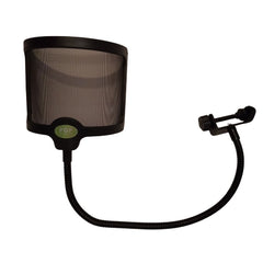 Metal Pop Filter for Professional Microphones - Compatible with Blue Yeti, HyperX QuadCast & More, 360° Flexible Gooseneck with Sturdy Clip for Perfect Mic Stabilization, Reduces Wind & Pop Noise